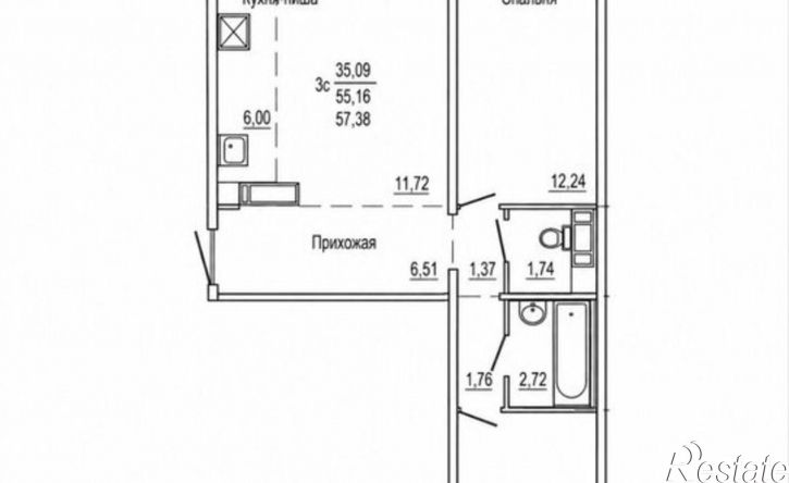 3-комн квартира ул Ярославская, 11,  д. 11