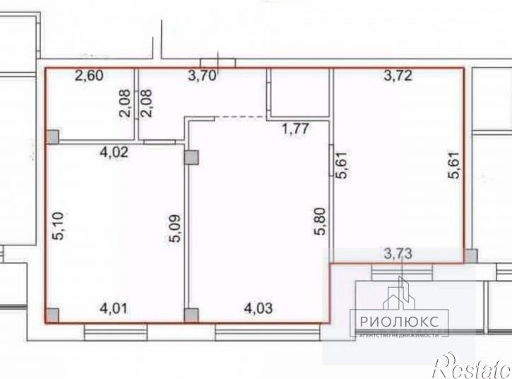 3-комн квартира пр-кт Героя России Родионова Е.Н., 17,  д. 17