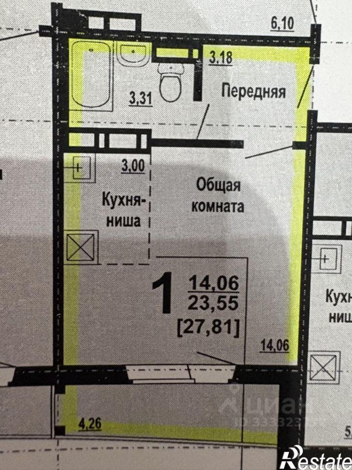 1-комн квартира ул Братьев Кашириных, 131,  д. 131