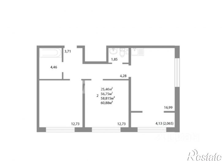 3-комн квартира ул Университетская Набережная, 113А,  д. 113А