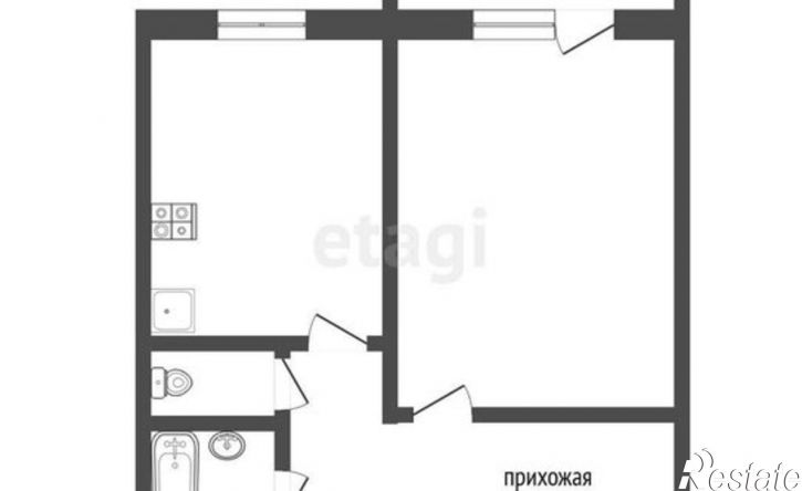 1-комн квартира ул Кыштымская, 3А,  д. 3А