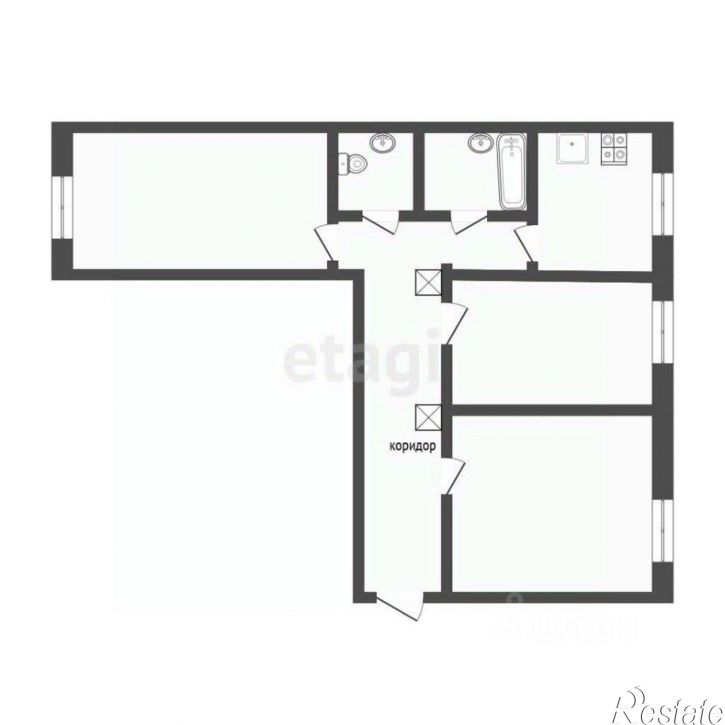 3-комн квартира ул Свободы, 110,  д. 110
