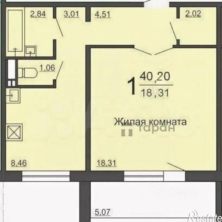 1-комн квартира ул Салавата Юлаева, 8,  д. 8