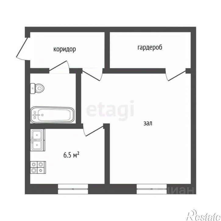 1-комн квартира пр-кт Ленина, 33А,  д. 33А