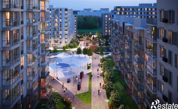 2-комн квартира в новом доме 29-й микрорайон, ЖК Клевер
