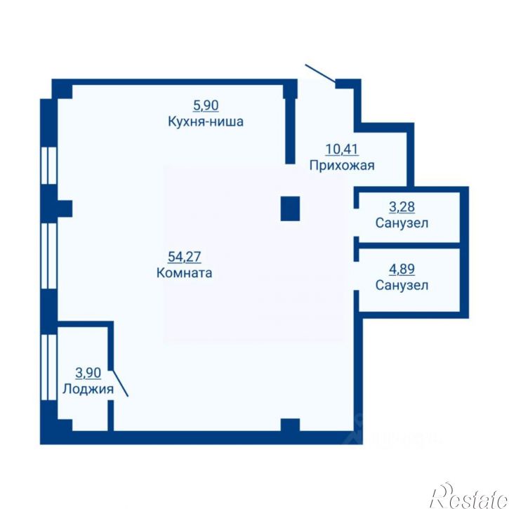 2-комн квартира в новом доме улица Энгельса, 6