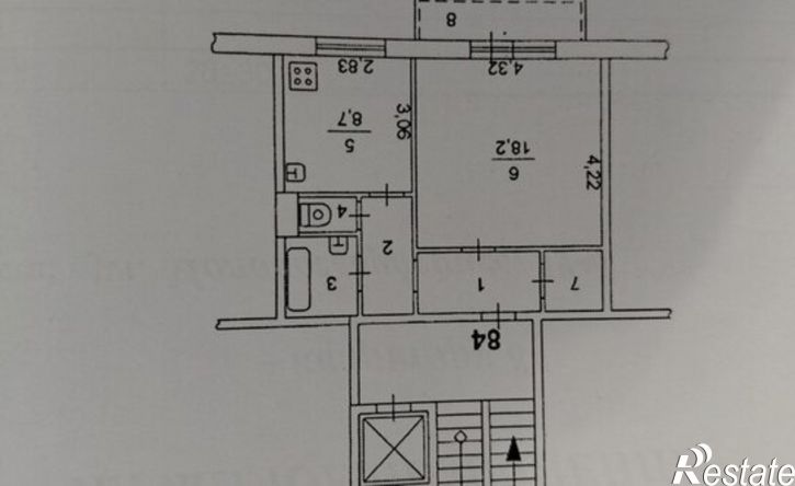 1-комн квартира ул Молодогвардейцев, 39Б,  д. 39Б