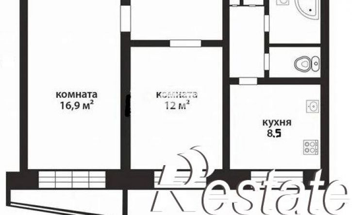 2-комн квартира улица Салавата Юлаева, 13А,  д. 13А