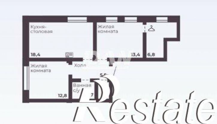 2-комн квартира проспект Ленина, 4Д,  д. 4Д