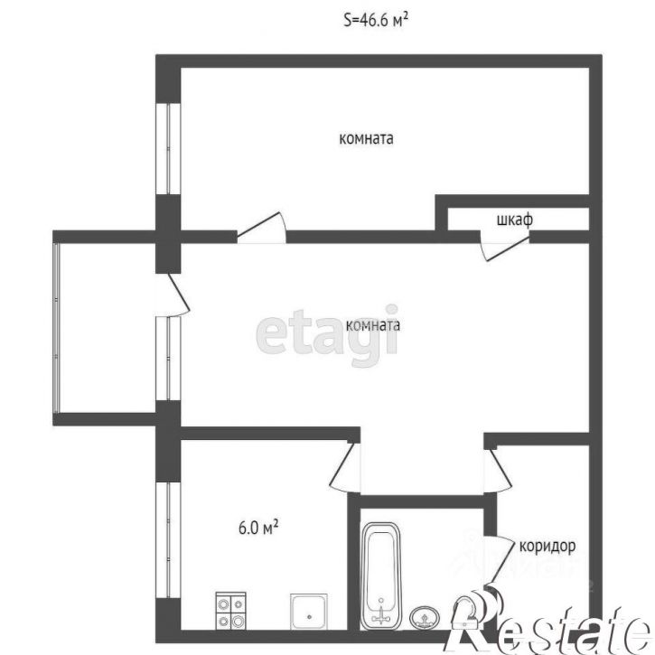 2-комн квартира улица Танкистов, 148В,  д. 148В