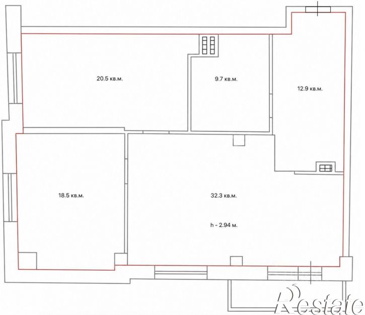 3-комн квартира улица Чичерина, 36В,  д. 36В