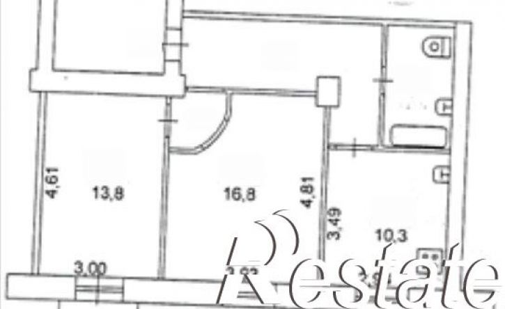 2-комн квартира проспект Победы, 172,  д. 172