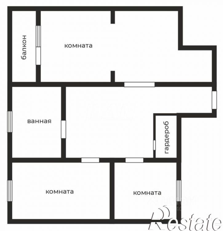 3-комн квартира Челябинск г., Центральный
