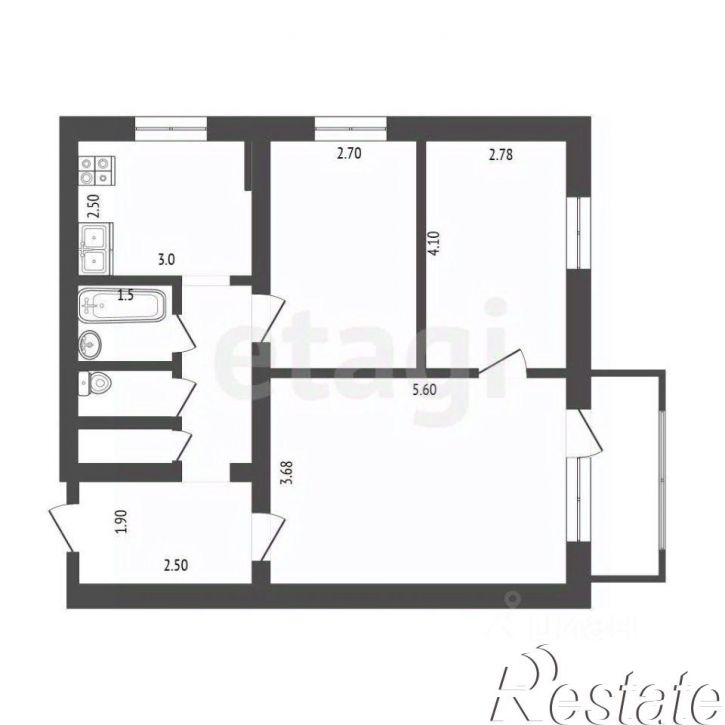 3-комн квартира улица Кирова, 15А,  д. 15А