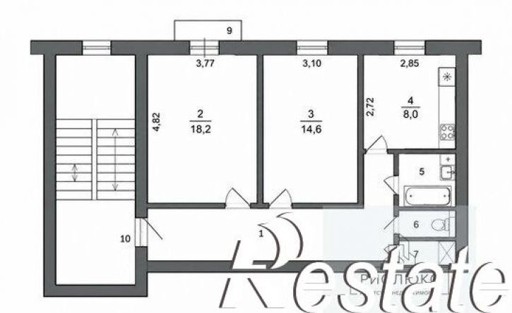2-комн квартира улица Сталеваров, 37,  д. 37